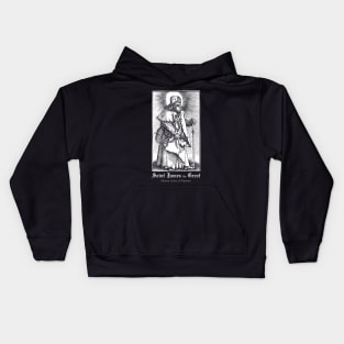 Saint James. Santiago. Patron of Pilgrims. Kids Hoodie